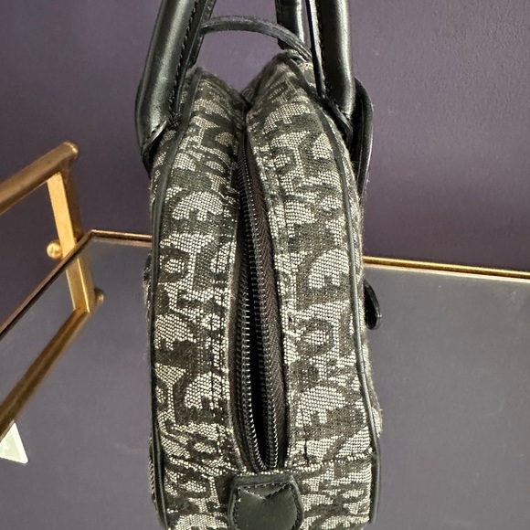 Vintage Christian Dior Saddle Bowler Bag Trotter - Picture 3 of 5